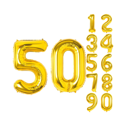 Numerical foil Balloons