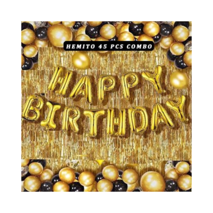 happy birthday foil balloons